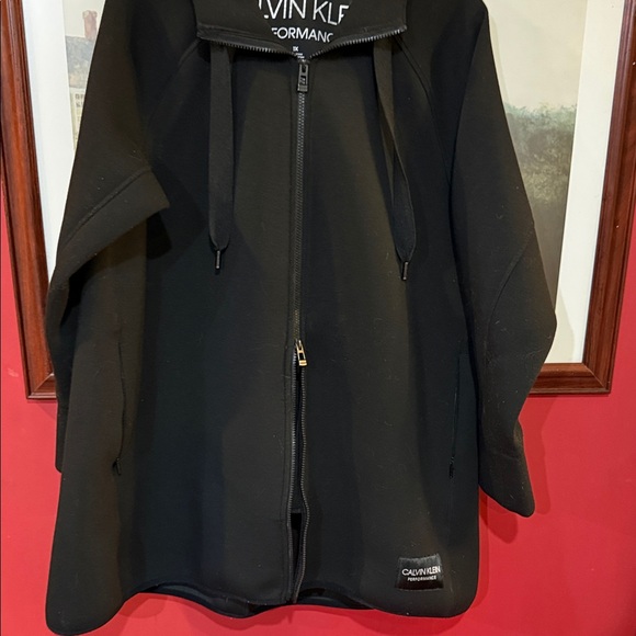 Calvin Klein Black Performance Coat - Picture 5 of 6